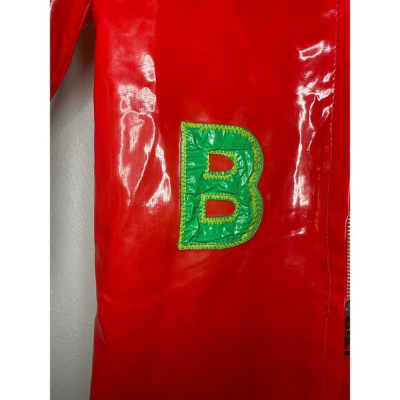 Vintage Aristo Red Alphabet Raincoat Size 3T - Picture 8 of 12
